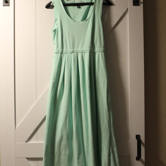 CHADWICK MINT GREEN MIDI BRA TOP DRESS EMPIRE WAIST S EUC - Picture 2 of 6